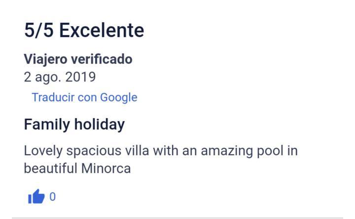 Villa Sirena Cala'N Blanes  Екстериор снимка